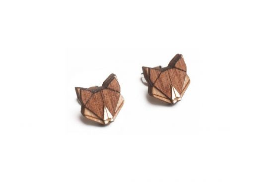 Holzohrringe Fox Earrings