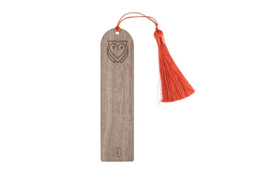 Lesezeichen aus Holz Wise Owl Bookmark