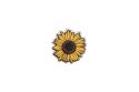 Holzbrosche Sunflower Bloom Brooch