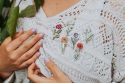 Holzbrosche Icelandic Poppy Brooch