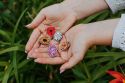 Holzbrosche Poppy Bloom Brooch