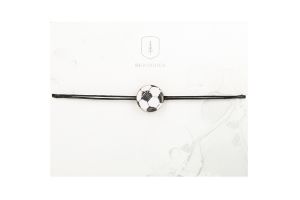 Zartes Armband Football Black Bracelet