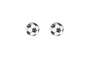 Holzohrringe Football Earrings