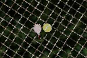 Holzohrringe Tennis Earrings