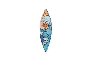 Holzbrosche Surf Brooch