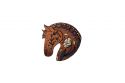 Holzbrosche Brown horse Brooch