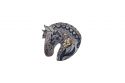 Holzbrosche Grey horse Brooch