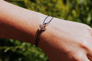 Zartes Armband Anchor Wooden Bracelet