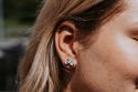 Holzohrringe Road Bike Earrings