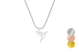 Metallanhänger Bird Steel Pendant